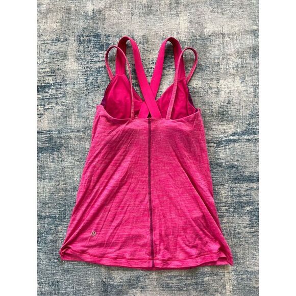 Lululemon Run For Gold Heathered Jeweled Magenta / Regal Plum Size 4 - Picture 4 of 7